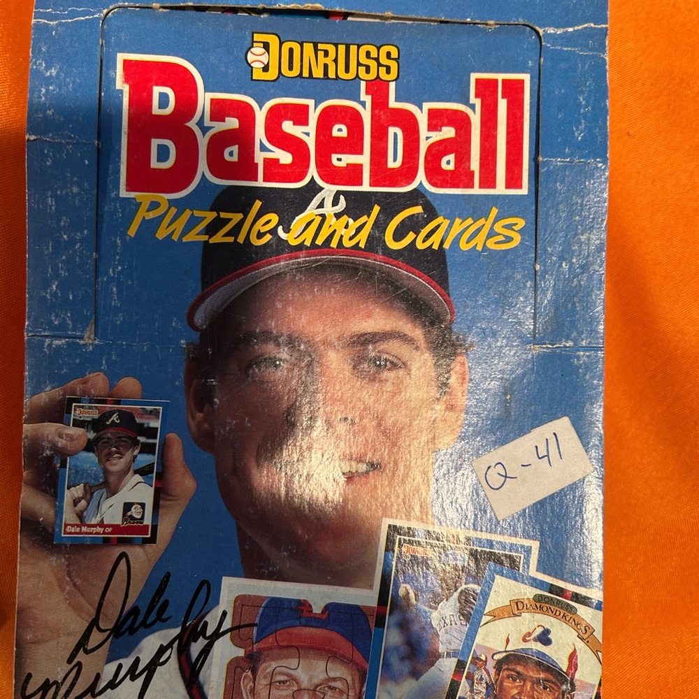 Vintage 1988 Donruss MLB Baseball Puzzle & Cards Retail Box 36 Sealed Packs